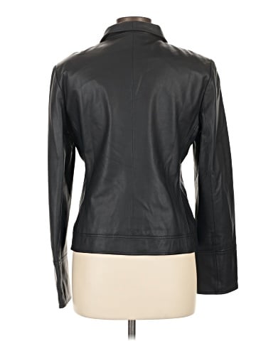 Lafayette 148 New York Leather Jacket (view 2)