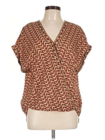 Max Studio Short Sleeve Blouse (view 1)