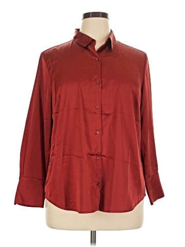 Banana Republic 3/4 Sleeve Button-Down Shirt (view 1)