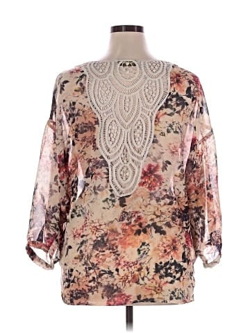 i Jeans by Buffalo 3/4 Sleeve Blouse (view 2)