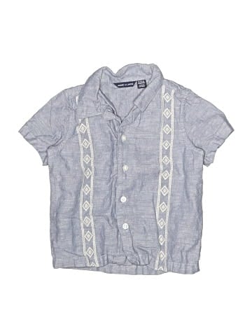 Janie and Jack Short Sleeve Button-Down Shirt (view 1)
