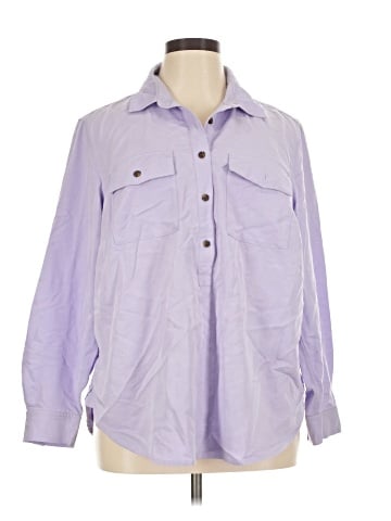 Lands' End Long Sleeve Button-Down Shirt (view 1)