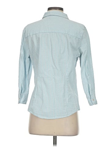 L.L.Bean 3/4 Sleeve Button-Down Shirt (view 2)