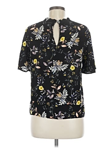Amour Vert Short Sleeve Silk Top (view 2)