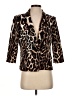 NYCC Animal Print Gold Blazer Size S - photo 1