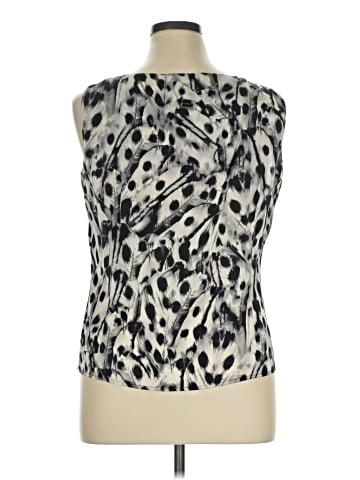 St. John Sleeveless Silk Top (view 2)