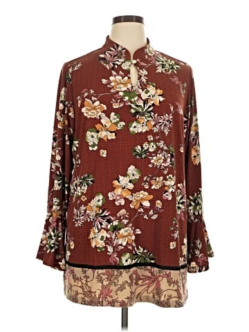 Susan Graver Long Sleeve Blouse (view 1)