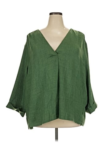 Max Studio 3/4 Sleeve Blouse (view 1)