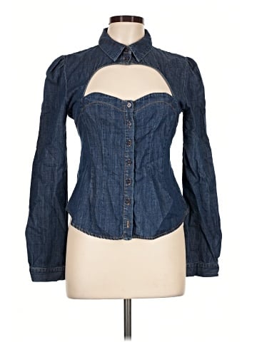 Olivaceous Long Sleeve Blouse (view 1)