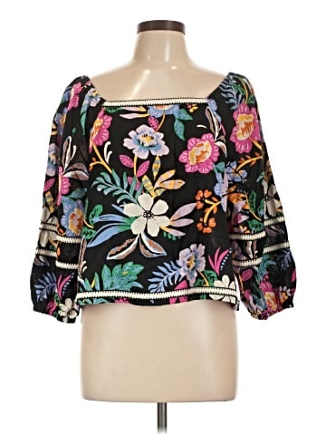 C&C California 3/4 Sleeve Blouse (view 1)