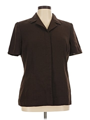 Kasper A.S.L. Short Sleeve Blouse (view 1)