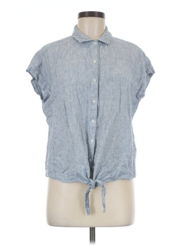Weatherproof Sleeveless Button-Down Shirt (view 1)