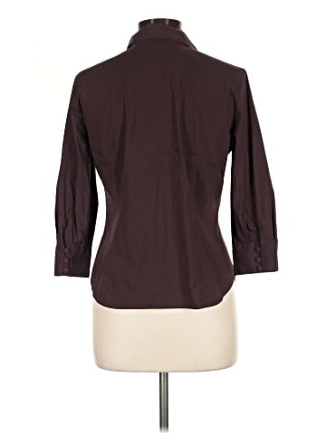 Apostrophe 3/4 Sleeve Button-Down Shirt (view 2)