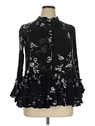 Free People Long Sleeve Blouse (view 1)