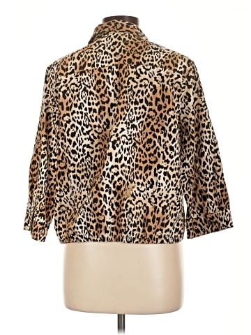 Chico's 3/4 Sleeve Button-Down Shirt (view 2)
