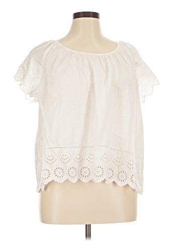 Lands' End Short Sleeve Blouse (view 1)