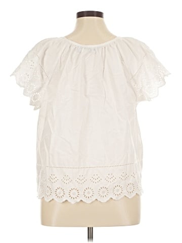 Lands' End Short Sleeve Blouse (view 2)