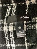 Aqua 100% Polyester Plaid Black Jacket Size L - photo 6