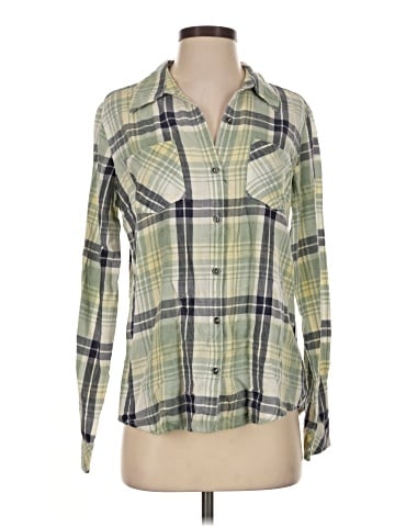 Natural Reflections Long Sleeve Button-Down Shirt (view 1)