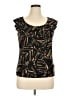 Chaps Brown Sleeveless Blouse Size XL - photo 1
