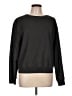Theory Solid Black Gray Wool Pullover Sweater Size L - photo 1