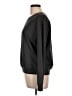 Theory Solid Black Gray Wool Pullover Sweater Size L - photo 5
