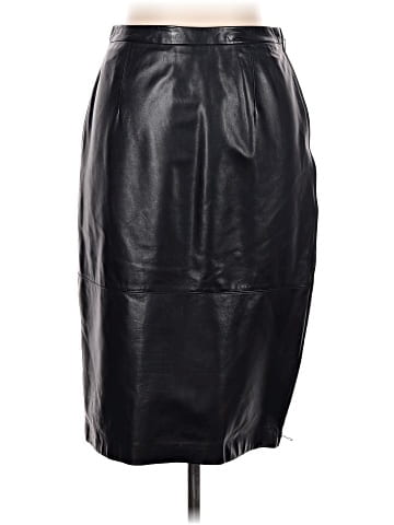 Halogen Faux Leather Skirt (view 2)