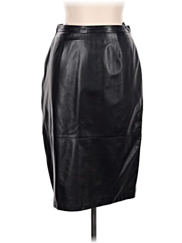 Halogen Faux Leather Skirt (view 1)
