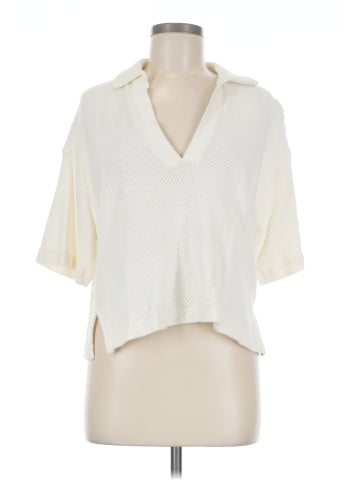 Massimo Dutti Short Sleeve Blouse (view 1)