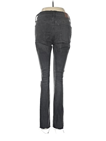 Madewell 9" Mid-Rise Skinny Jeans in Black Sea (view 2)
