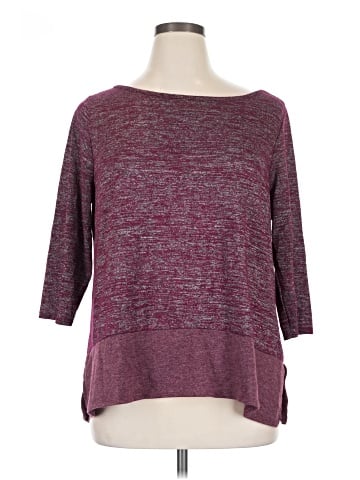 Lane Bryant 3/4 Sleeve T-Shirt (view 1)