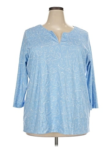 L.L.Bean 3/4 Sleeve Blouse (view 1)