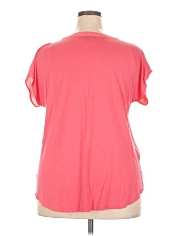 INC International Concepts Short Sleeve Blouse (view 2)