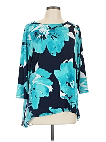 Susan Graver 3/4 Sleeve Blouse (view 1)