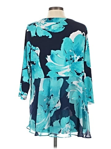 Susan Graver 3/4 Sleeve Blouse (view 2)
