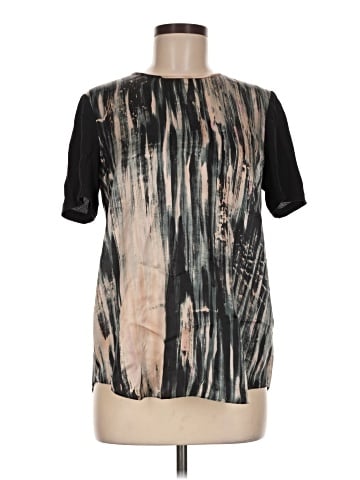 Rebecca Taylor Short Sleeve Silk Top (view 1)