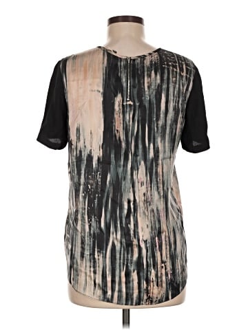 Rebecca Taylor Short Sleeve Silk Top (view 2)