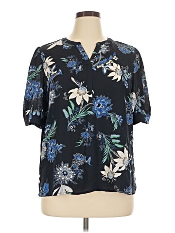 Ann Taylor Factory Short Sleeve Blouse (view 1)