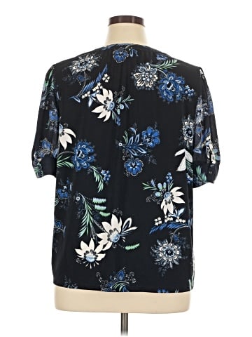 Ann Taylor Factory Short Sleeve Blouse (view 2)