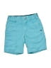 Volcom Solid Teal Denim Shorts Size 4 - photo 1