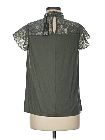 Cable & Gauge Short Sleeve Blouse (view 2)
