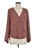 Max Studio 100% Polyester Red Long Sleeve Blouse Size M - photo 1