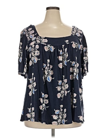 Lucky Brand Short Sleeve Blouse (view 1)
