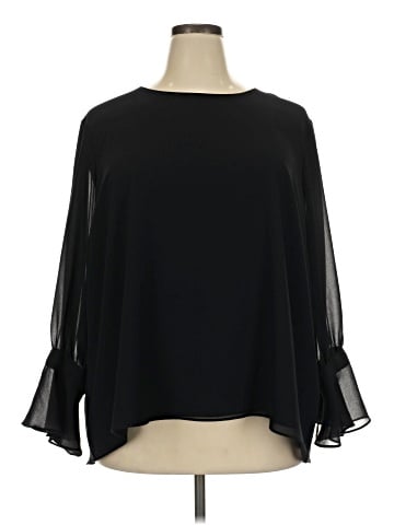 Calvin Klein Long Sleeve Blouse (view 1)