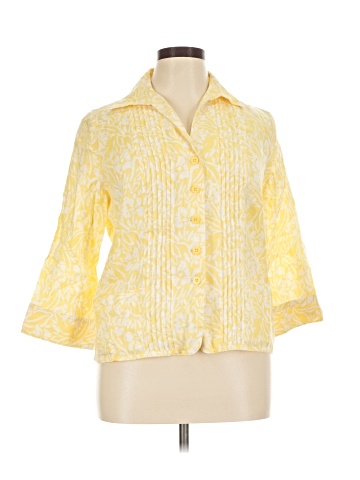 Kim Rogers 3/4 Sleeve Button-Down Shirt (view 1)