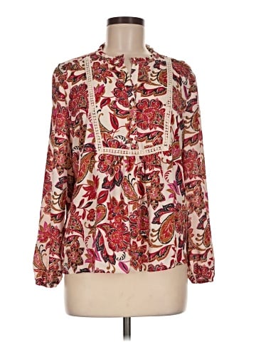Ann Taylor LOFT Outlet Long Sleeve Blouse (view 1)