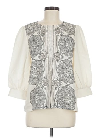 Bobeau 3/4 Sleeve Blouse (view 1)