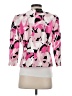 Kasper 100% Polyester Print Pink Jacket Size 4 Petite - photo 2