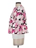 Kasper 100% Polyester Print Pink Jacket Size 4 Petite - photo 5