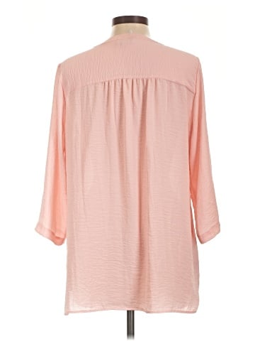a.n.a. A New Approach 3/4 Sleeve Blouse (view 2)